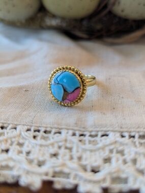 Gold Cotton Candy Ring